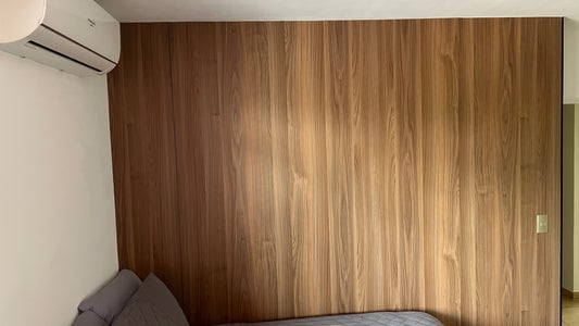 Panel Interior en Madera Chocolate